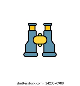 Binoculars vector icon sign symbol