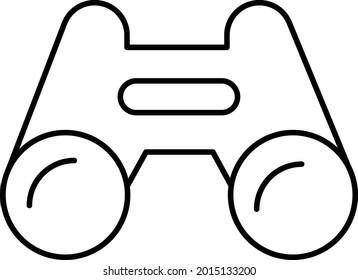 Binoculars Vector icon that can easily modify or edit

