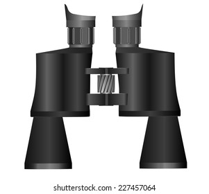 binoculars - vector illustration