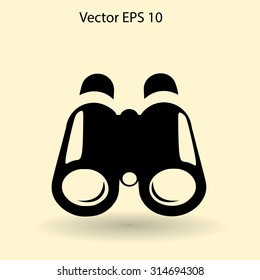 Binoculars vector illustration