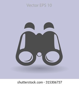 Binoculars vector illustration