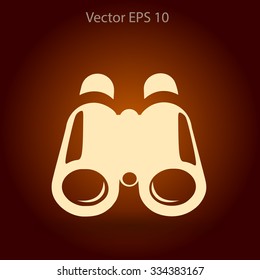 Binoculars vector illustration