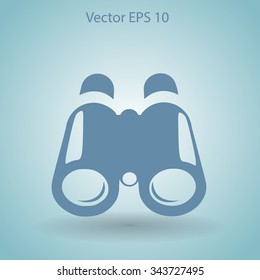 Binoculars vector illustration