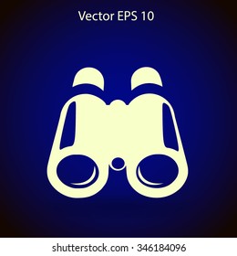 Binoculars vector illustration