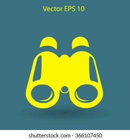 Binoculars vector illustration