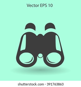 Binoculars vector illustration