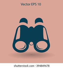 Binoculars vector illustration