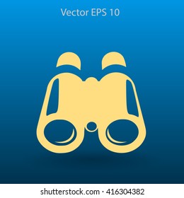 Binoculars vector illustration