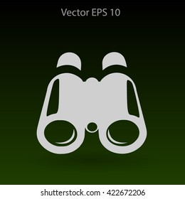 Binoculars vector illustration