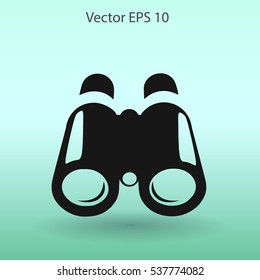 Binoculars vector illustration