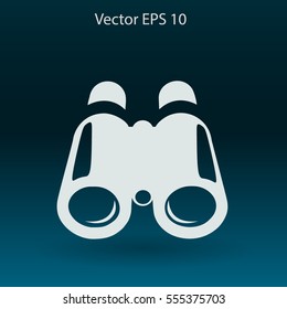 Binoculars vector illustration