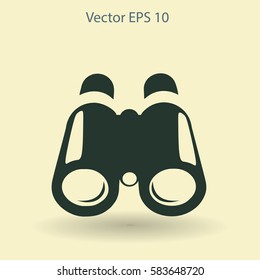 Binoculars vector illustration
