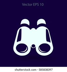 Binoculars vector illustration