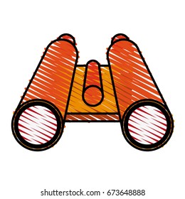 Binoculars vector illustration