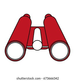 binoculars vector illustration