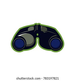 binoculars vector illustration