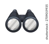 Binoculars vector illustration, binoculars clip art,  binocular clipart, isolated on white background
