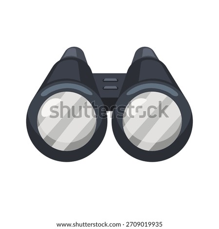Binoculars vector illustration, binoculars clip art,  binocular clipart, isolated on white background
