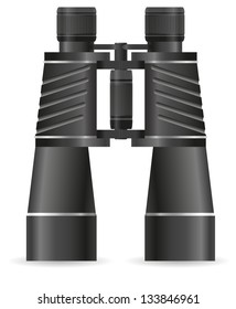 binoculars vector illustration isolated on white background
