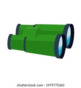 Binoculars. Vector illustration that is easy to edit.