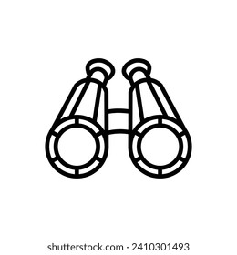 Binoculars Vectorliniendesign
