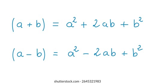 Teorema Quadrado Binomial em Matemática em Álgebra Elementar.