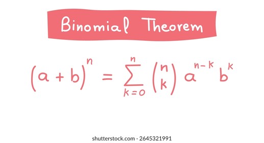 Teorema Quadrado Binomial em Matemática em Álgebra Elementar.