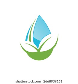 bio abstract logo modern style