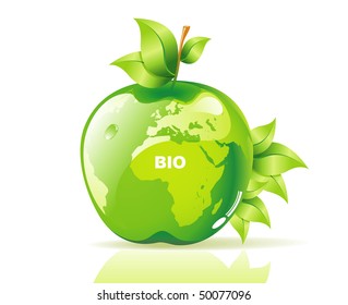 ícono de biomanzana