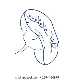 Bio artificial kidney black line icon. Engineered kidney. Provide biological functions of a healthy kidney. Pictogram for web page, mobile app, promo. UI UX GUI design element. Editable stroke
