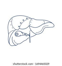 Bio Artificial Liver Black Line Icon. Supportive Device For An Individual Who Is Suffering From Acute Liver Failure. Pictogram For Web Page, Mobile App, Promo. Editable Stroke.