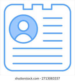 Ilustración vectorial de icono azul bio
