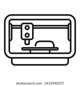 Bio cell future icon outline vector. Structure surgery. Medical health