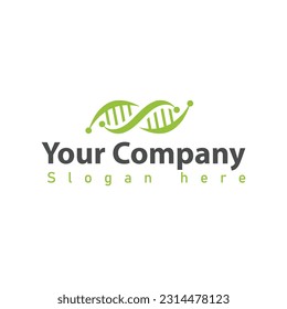 bio cell and organic logo in vector