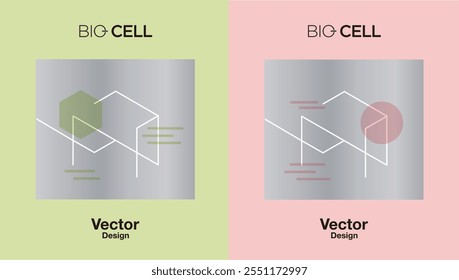 bio cell science figure connect biology technology art design template vector element decoration abstract editable banner cover pattern concept illustration