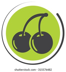 bio cherries icon