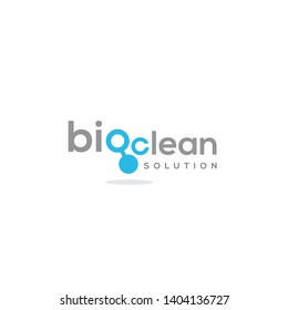 Bio Clean Air Conditioner Logo Vector Image
