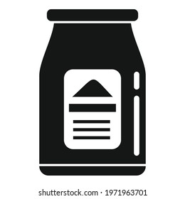 Bio compost pack icon. Simple illustration of Bio compost pack vector icon for web design isolated on white background