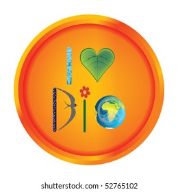 Bio concept badge