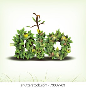 diseño de concepto biológico ecológico