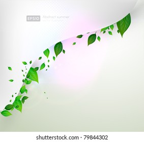 bio concept design eco friendly. for summer fresh floral design