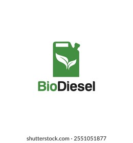 Bio Diesel Logo Vector Natural