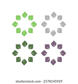 BIO ECO NATURAL PRODUCT SIGN SYMBOL LOGO VECTOR