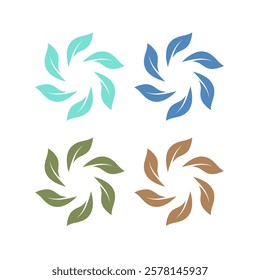 BIO ECO NATURAL PRODUCT SIGN SYMBOL LOGO VECTOR