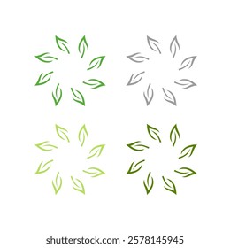 BIO ECO NATURAL PRODUCT SIGN SYMBOL LOGO VECTOR