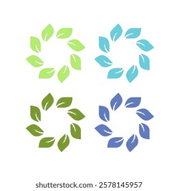 BIO ECO NATURAL PRODUCT SIGN SYMBOL LOGO VECTOR