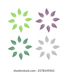 BIO ECO NATURAL PRODUCT SIGN SYMBOL LOGO VECTOR