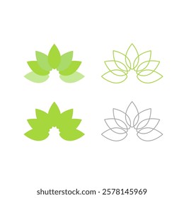 BIO ECO NATURAL PRODUCT SIGN SYMBOL LOGO VECTOR