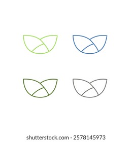 BIO ECO NATURAL PRODUCT SIGN SYMBOL LOGO VECTOR