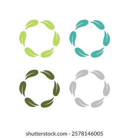 BIO ECO NATURAL PRODUCT SIGN SYMBOL LOGO VECTOR